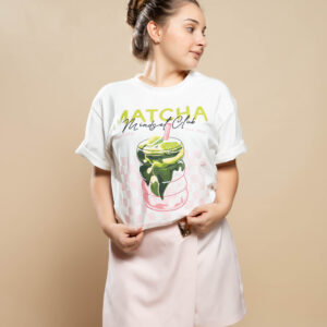 Camiseta MATCHA (oversize)