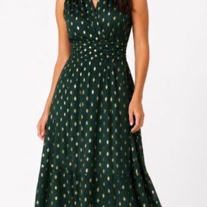 Vestido Verde sin Mangas