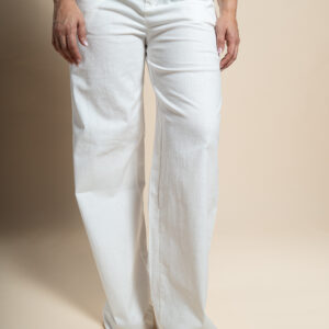 Pantalón Blanco (incluye faja café)