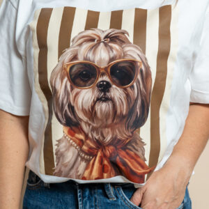 Camiseta Blanca Perrito